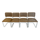 4 chaises B32 vintage de Marcel Breuer