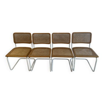 4 vintage B32 chairs by Marcel Breuer