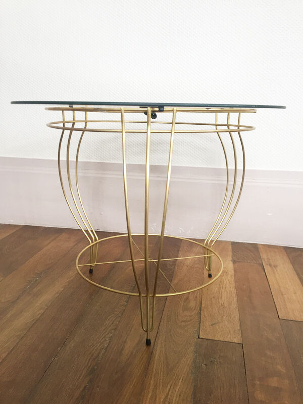 Table low hollywood regency décor 'phoenix', 1950