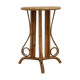 Bamboo and rattan pedestal table