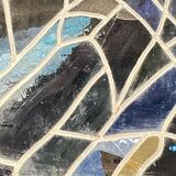 Vitrail d'art contemporain de gérard hermet 280x160cm - maison lorin à char