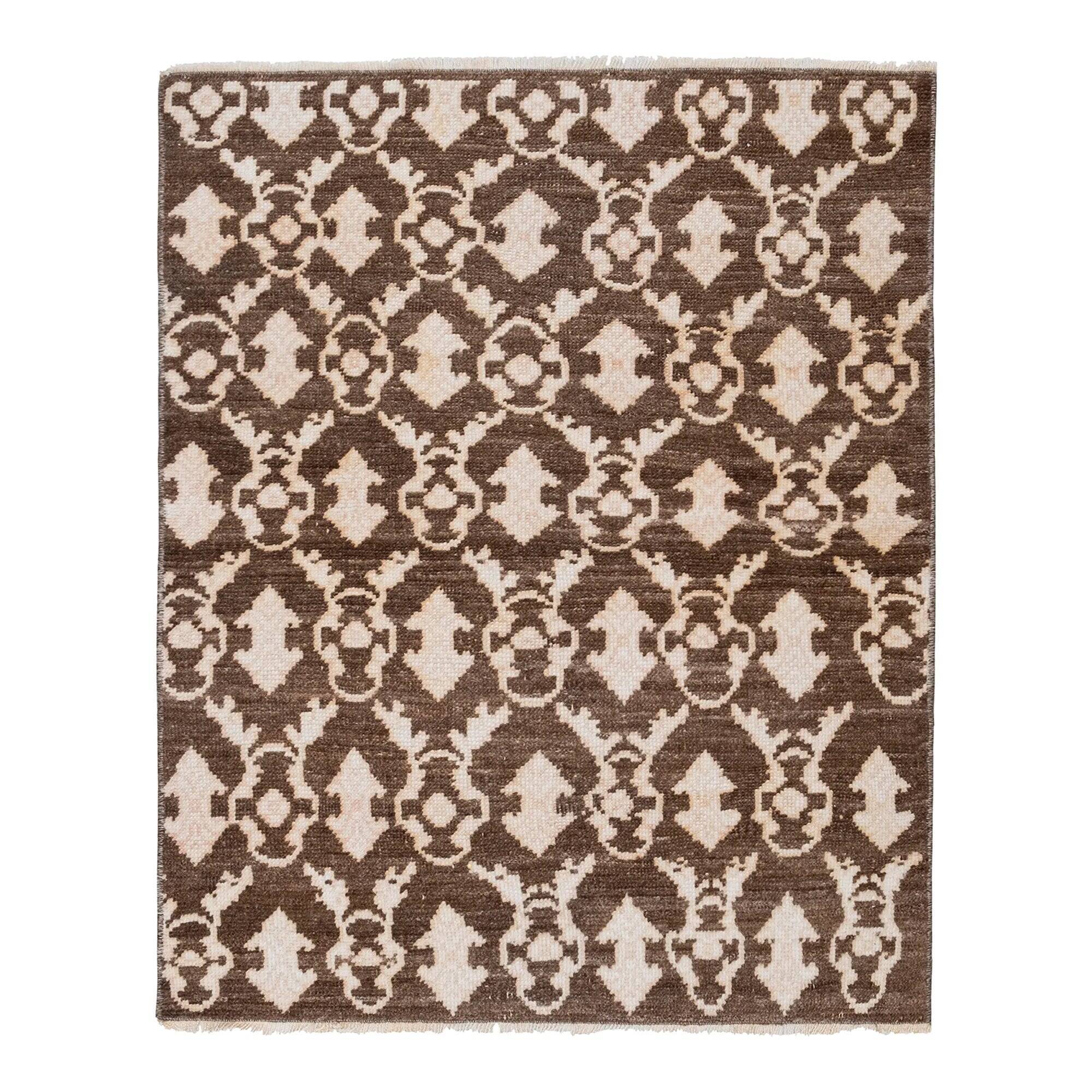 Vintage handmade Turkish rug 90x109 cm