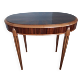 1930s Coffee Table in Blond Walnut and Rosewood