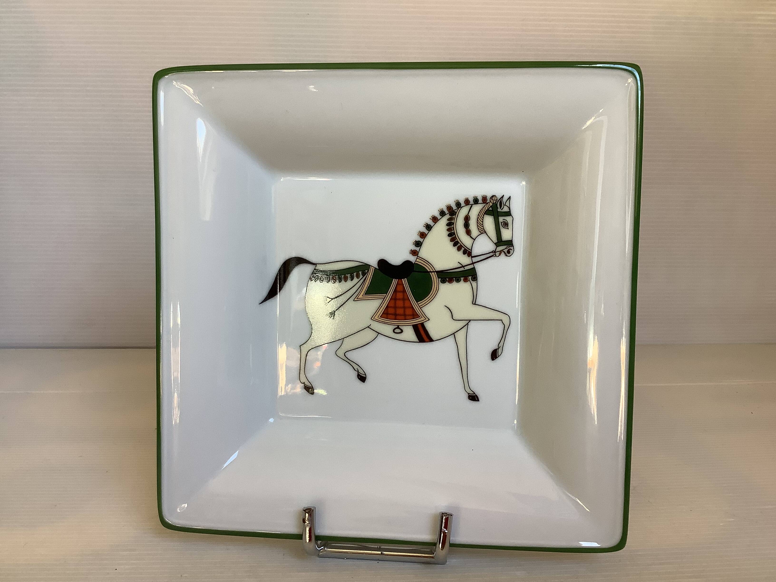 Empty pocket with a horse Limoges deshoulières