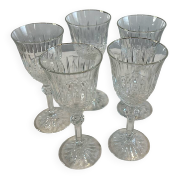 Lot de 5 verres à pied