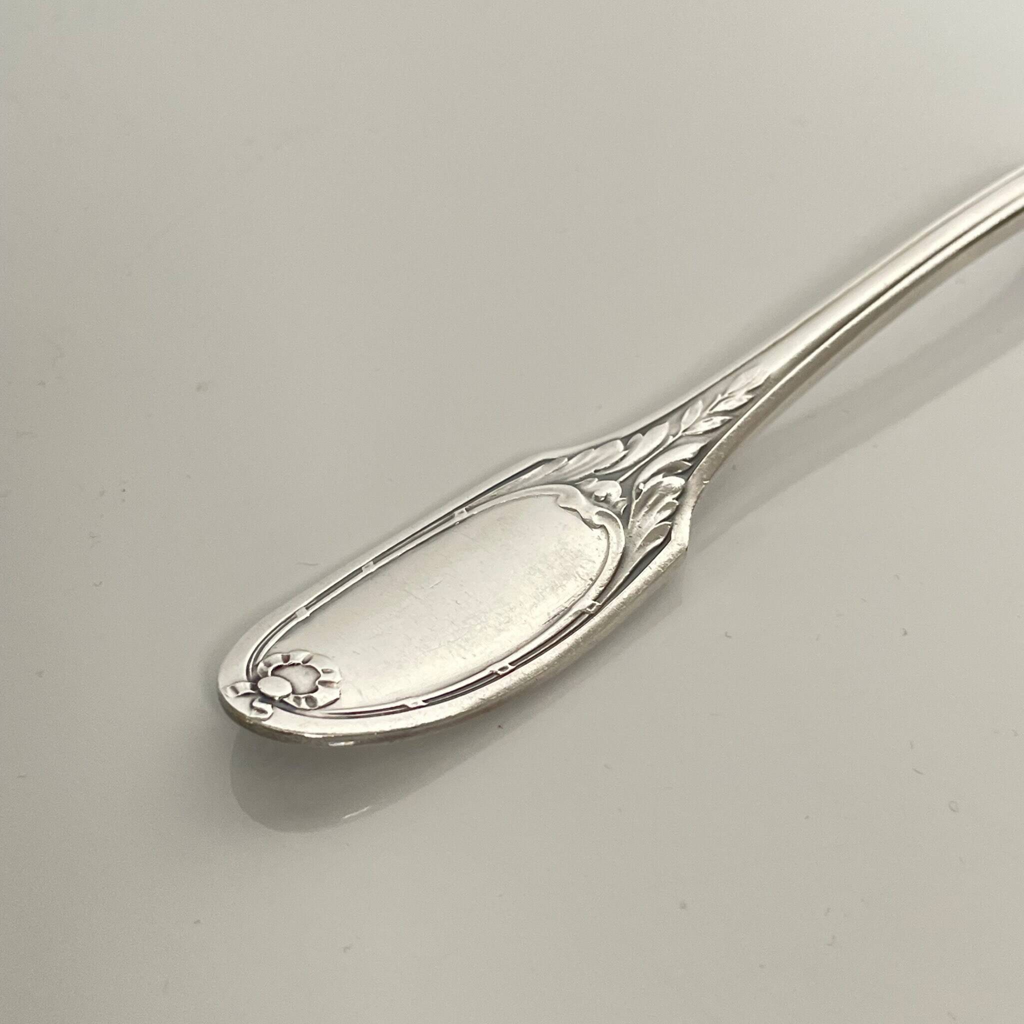 6 Marie-Antoinette Fish Knives - Christofle, Silver-Plated Metal