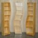Birch libraries in three curved sections