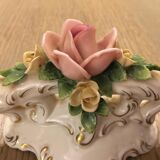 Ancient candlestick two porcelain branch