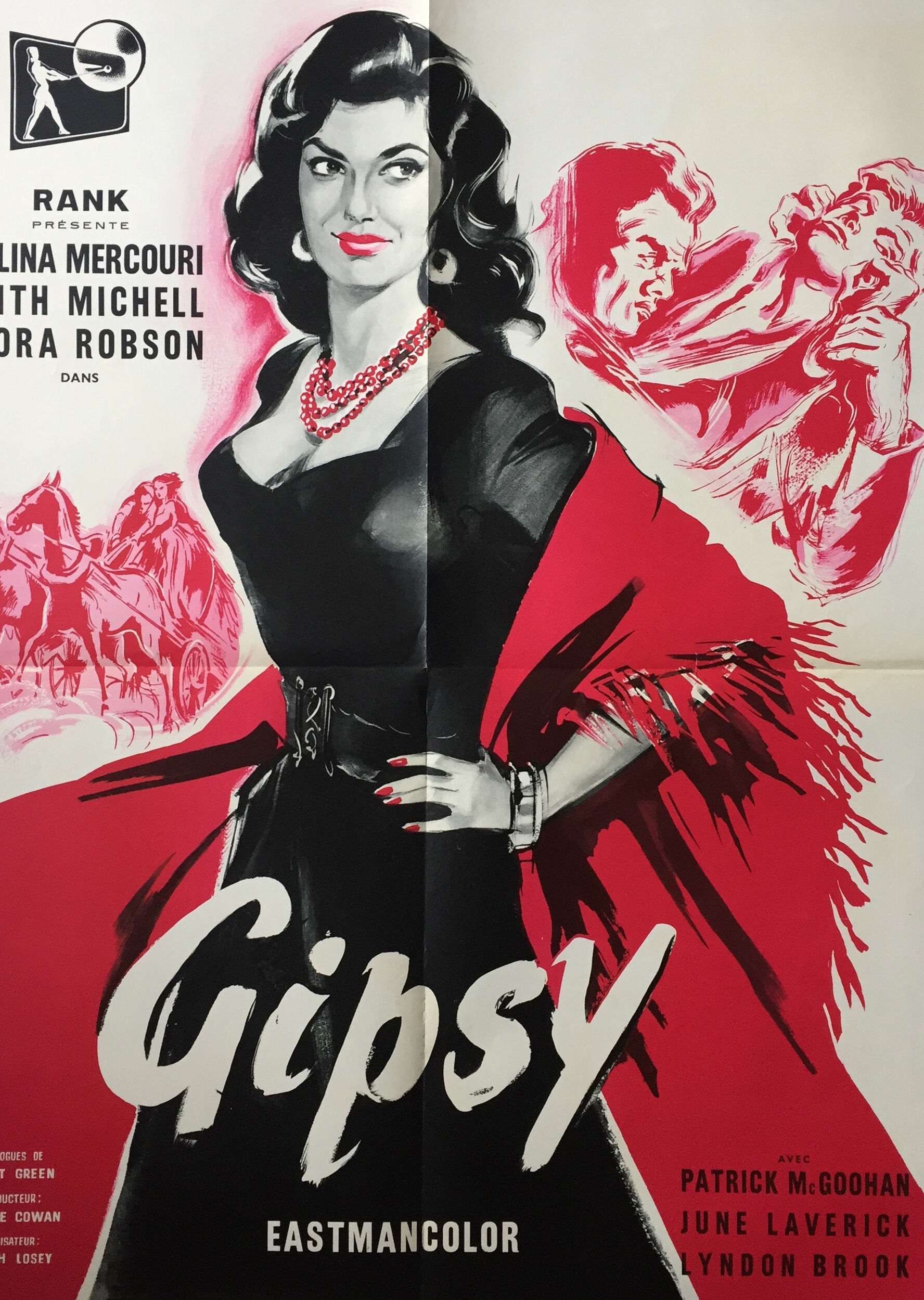 Poster Gipsy Melina Mercouri 60x80cm 1958