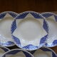6 hollow plates made of st amand porcelain