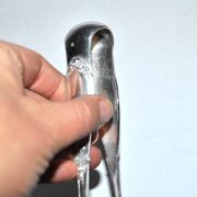 Empire Silver Metal Clawed Sugar Tongs Neoclassical Ice Tongs