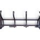 Wall coat rack / 4 hooks in the style of Thonet