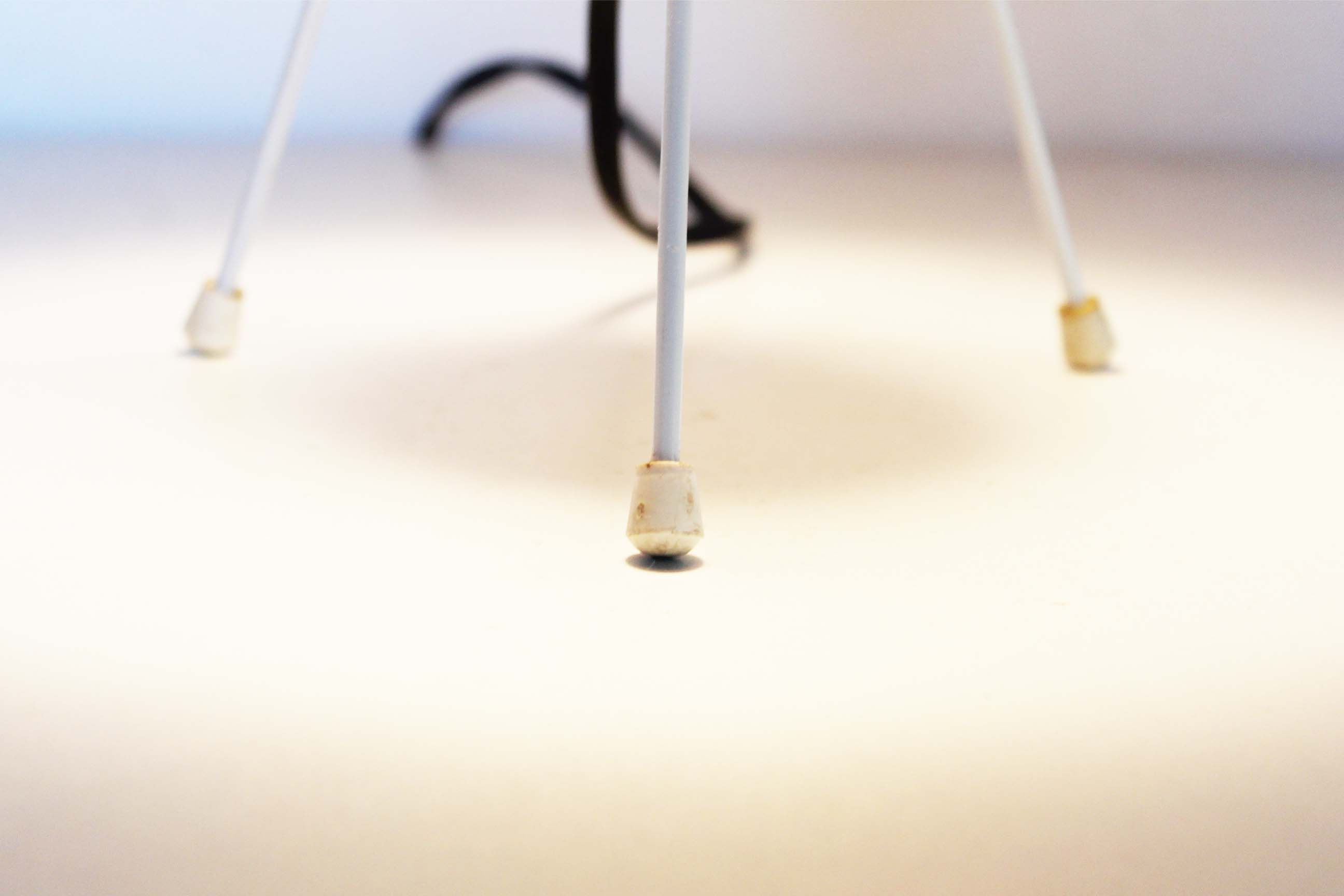 Early model cocoon tripod table lamp