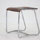 1930s chrome bauhaus stool ,czechoslovakia