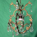 Louis XV style gilt bronze chandelier C.1900 France