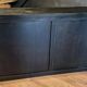 Grand buffet/Patinated black sideboard reinterpreted by Bois de Kan'ell