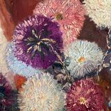 Peinture a l’huile bouquet de fleurs