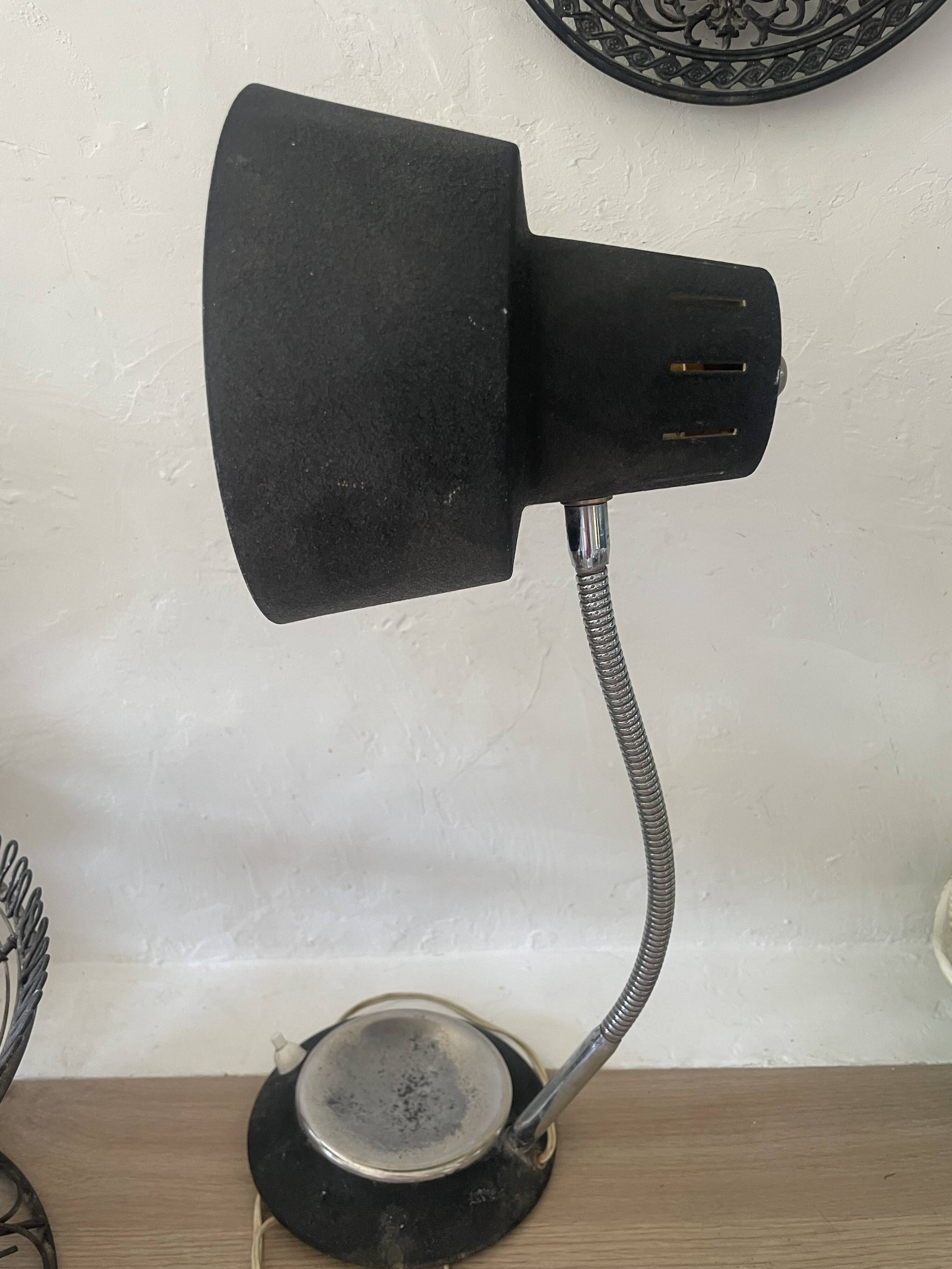 Flexible desk lamp circa 1950