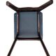 Mid-Century Butterfly Chair in navy grey fabric and walnut wood, Europe, 1960.