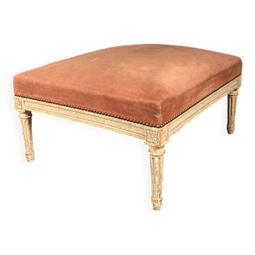 Tabouret en bois laqué