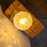 Table lamp globe flower art deco