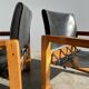 rare bohemian saddle leather safari easy chairs, 1970s