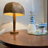 Wooden table lamp 1950
