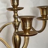 Pair of brass candlesticks