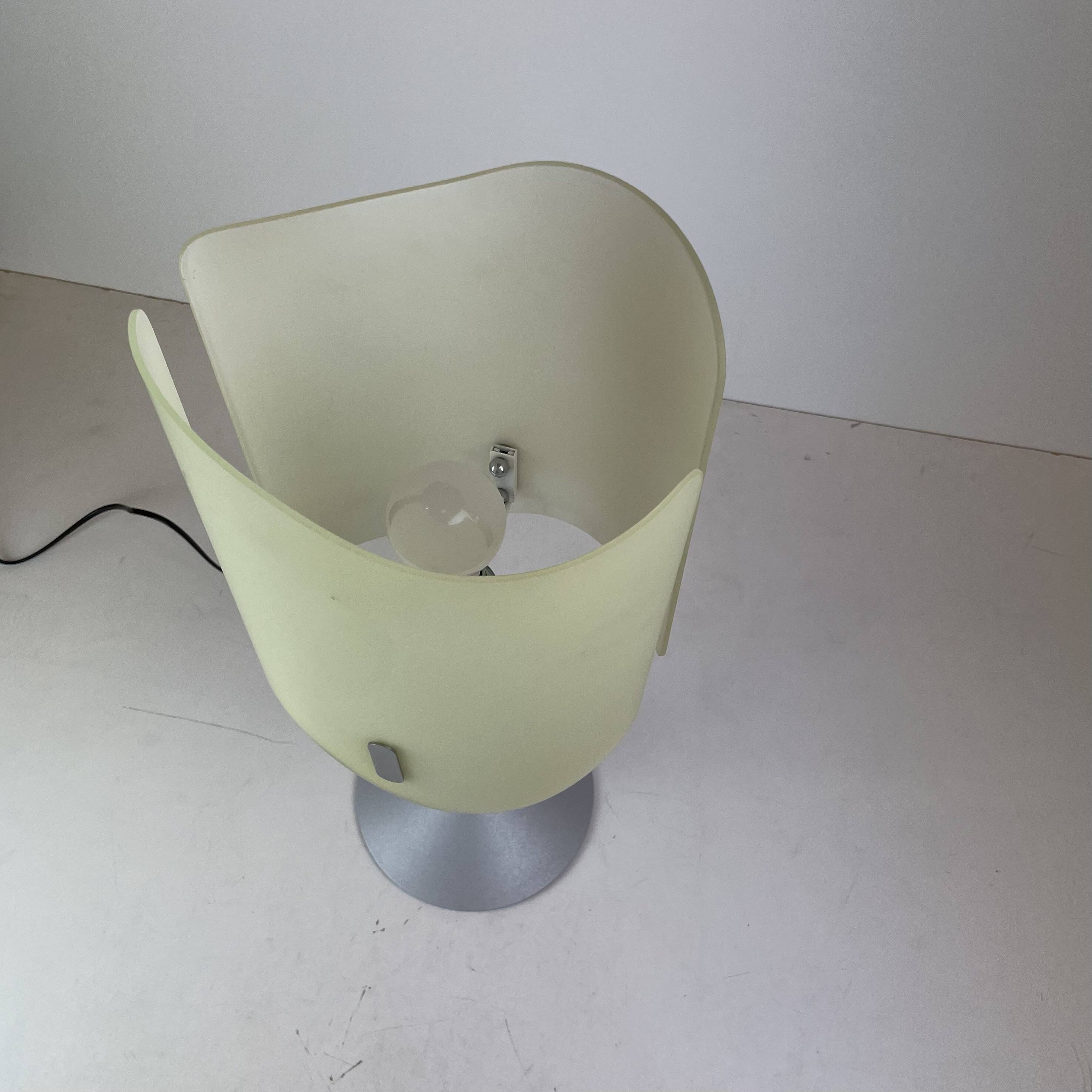 Italian Opaline Table Lamp, 1990s