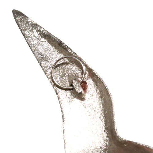 Set of 3 chrome gull birds, 15 - 20 -25 cm