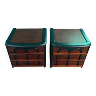 Paire de tables de chevet Mid-Century
