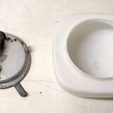 Opaline glass ceiling or wall light - mid-20th century