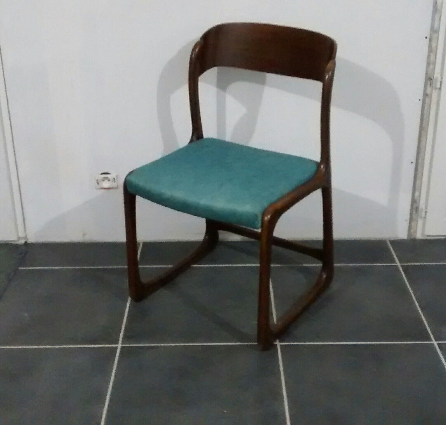 Pair of chairs Baumann sled