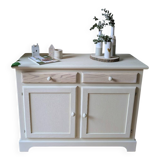 Linen wood sideboard