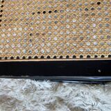 Chaise cannée noire
