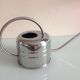 Chrome metal watering can/ vintage 60s-70s