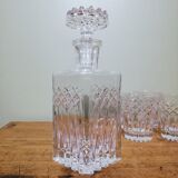 Service à whisky en cristal 5 pièces