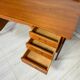 1960s Vintage Curved Teak Writing Desk by Svend Aage Madsen
