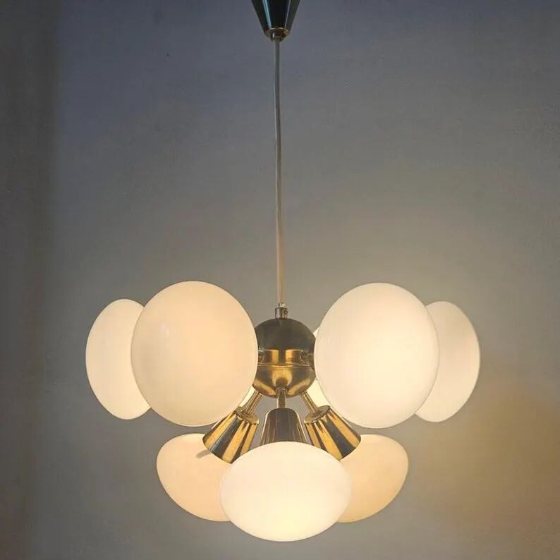 Rare Midcentury Chandelier Sputnik, Kamenicky Senov, 1970s