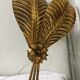 Wall light gold leaves, 70s