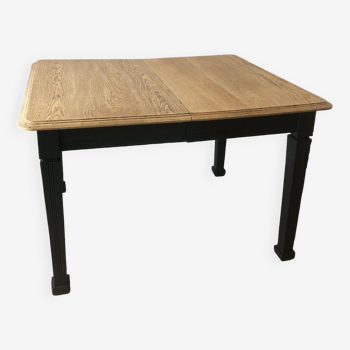 Vintage solid oak dining table