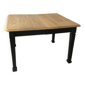 Vintage solid oak dining table