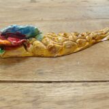 Vintage barbotine knife rest