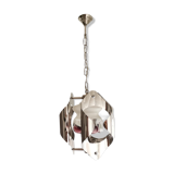 Italian chromed 1960s hanging lamp