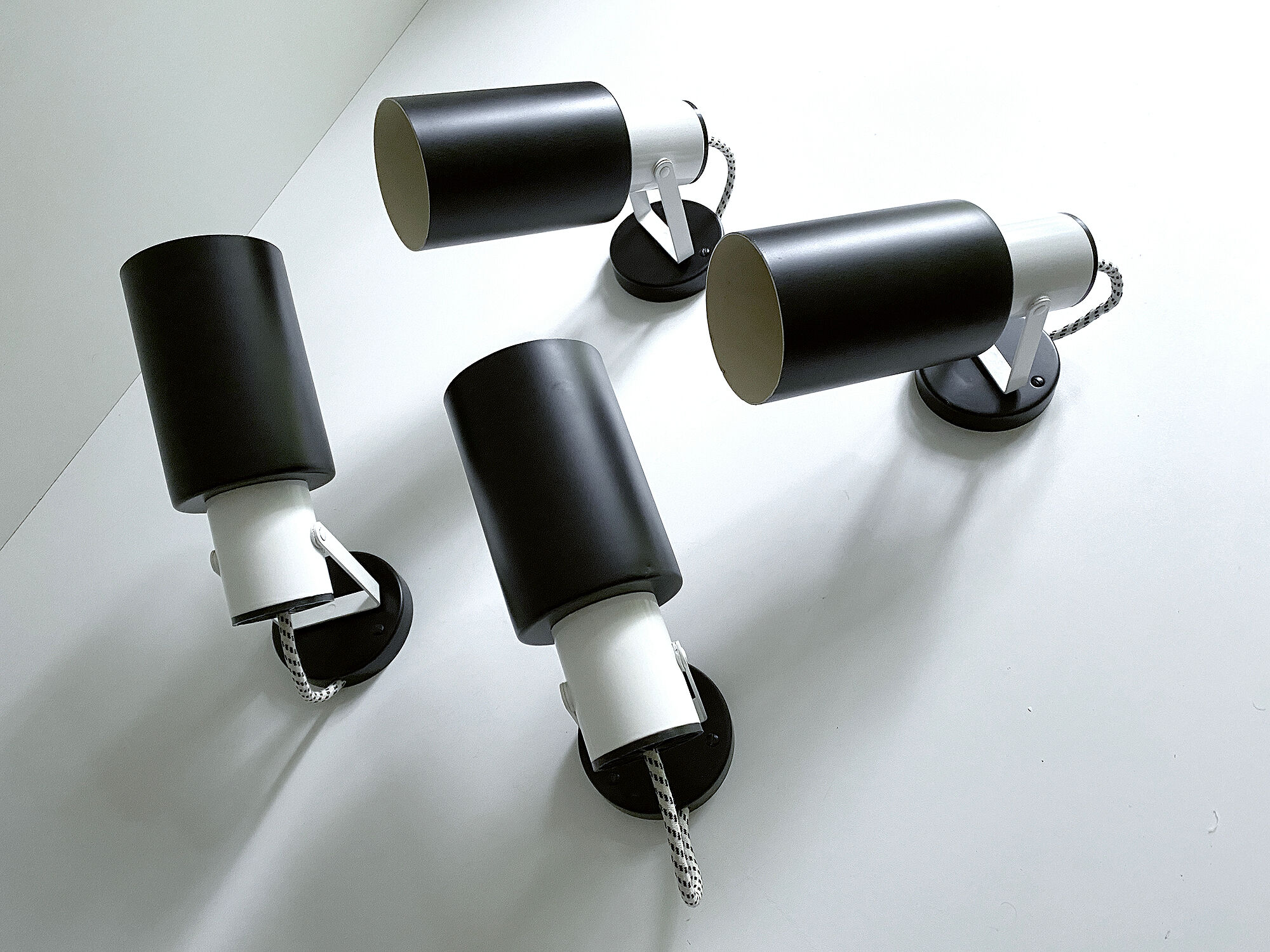 4 vintage Lita wall lights, 1960s