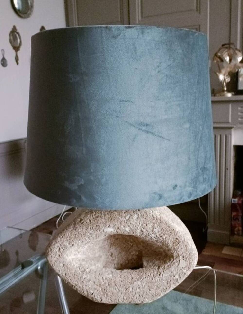 Stone lamp from the Pont du Gard, Albert Tormos