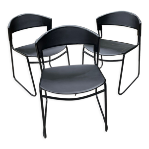 Lot de 3 chaises design Airborne