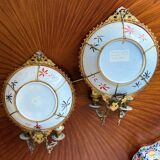Pair of porcelain sconces from The Meiji period