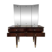Authentic brown wooden dresser