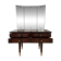 Authentic brown wooden dresser